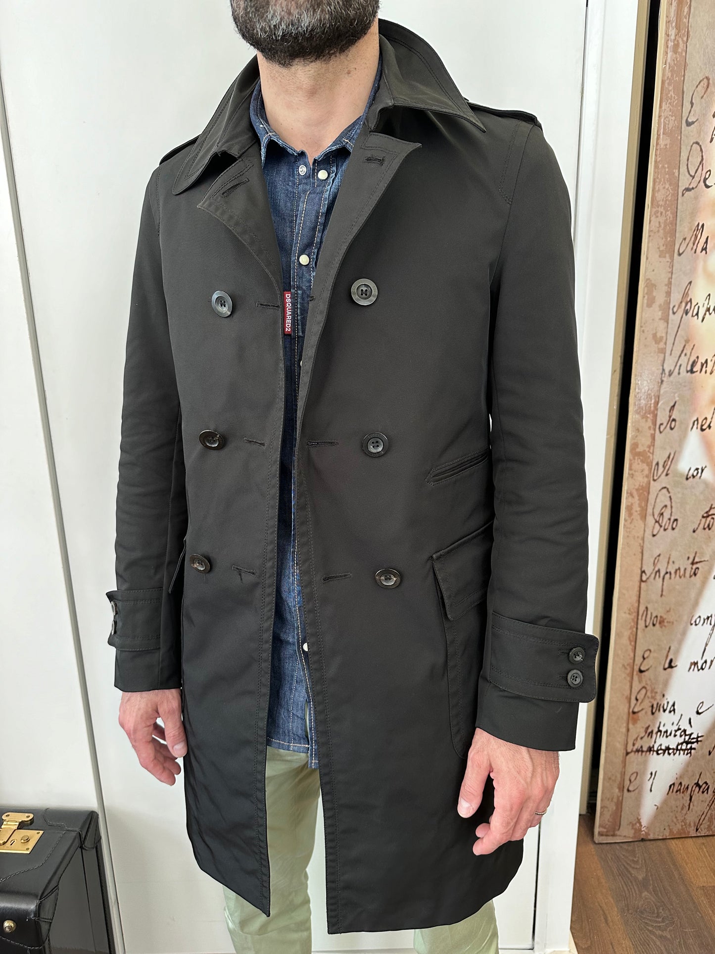 Gucci trench tecnico uomo 46/48