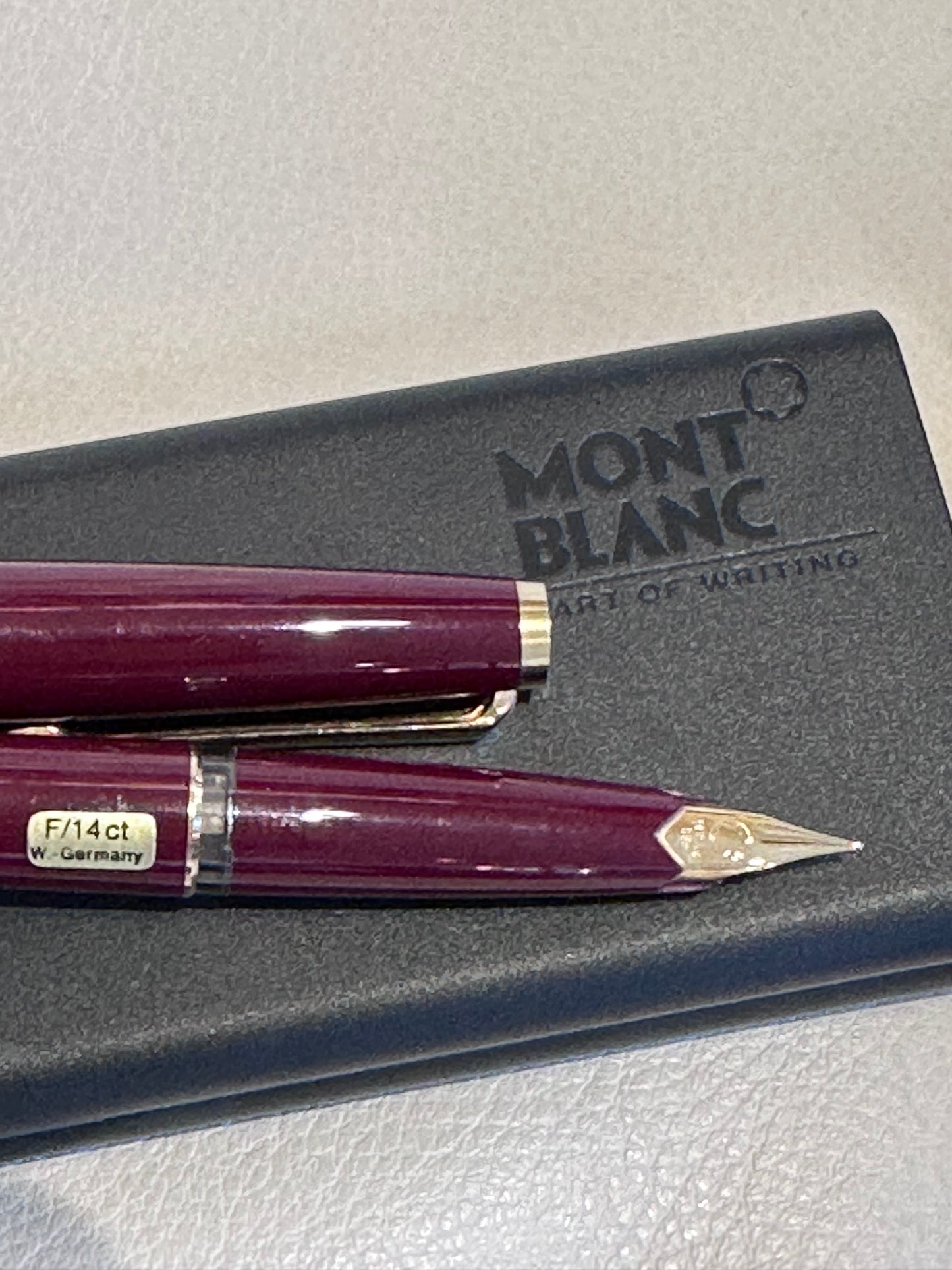 Montblanc penna stilo oro 18kt nuova