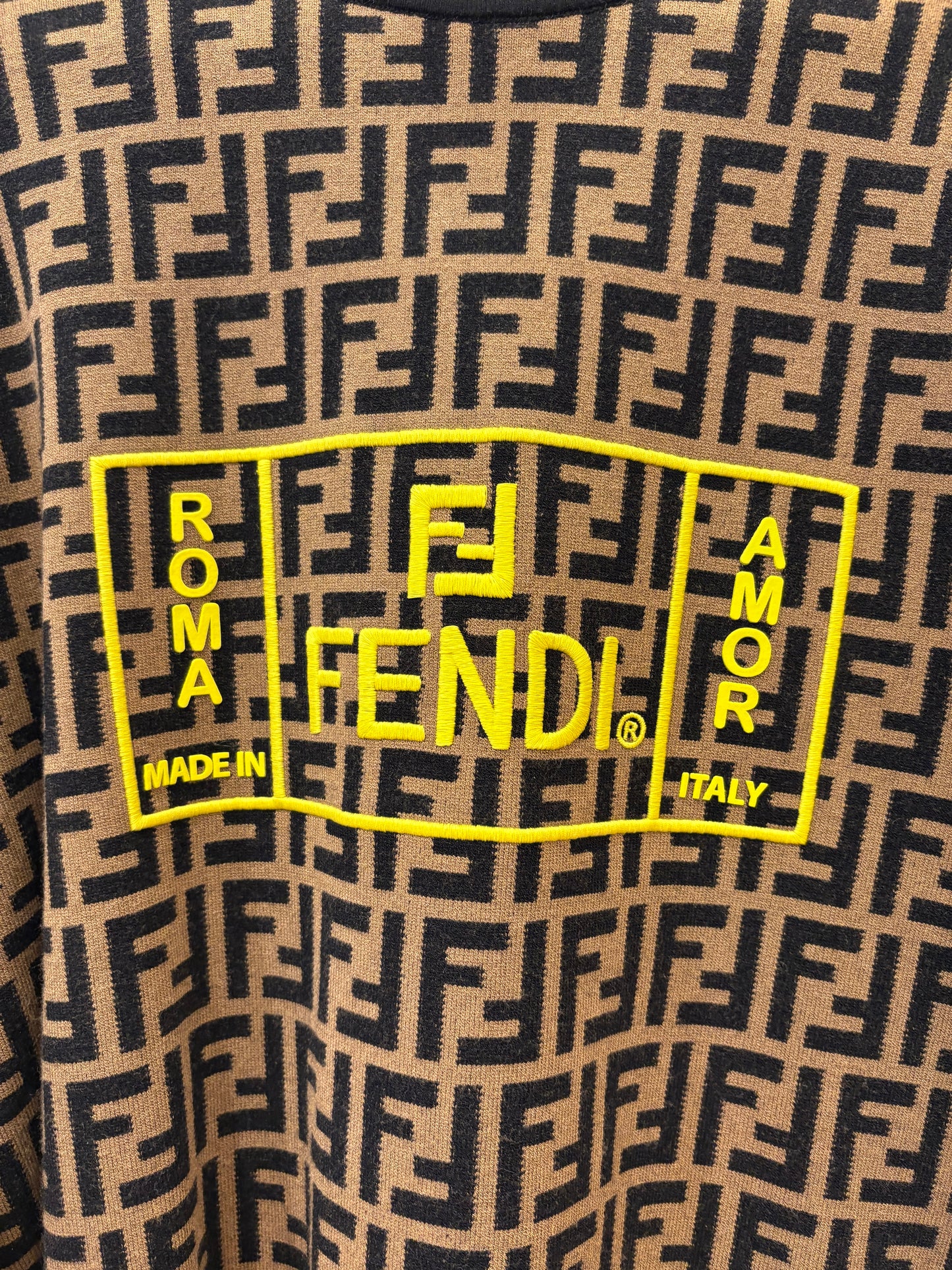 Fendi maglione   "Roma Amor" Monogram FF