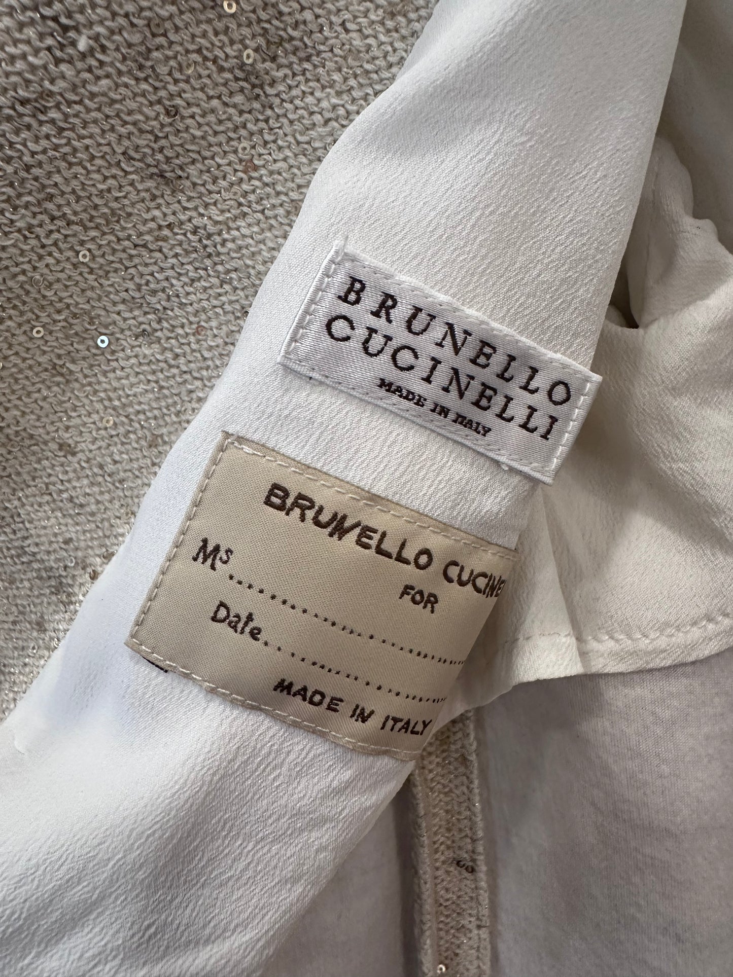 Brunello Cucinelli blazer lino e seta 40