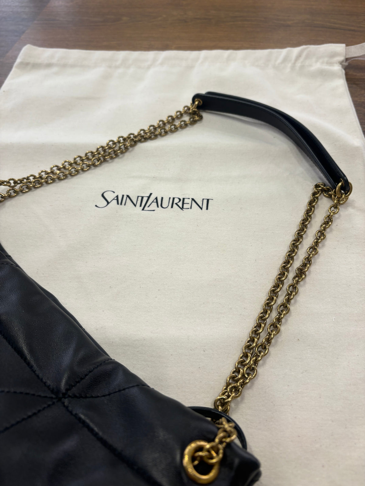 Saint Laurent Jamie Pochon in Nappa Trapuntata con Pochette Nuova Collezione . Nuova