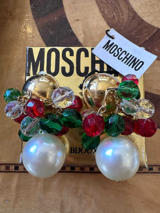 Moschino Vintage 80’s orecchini pendenti