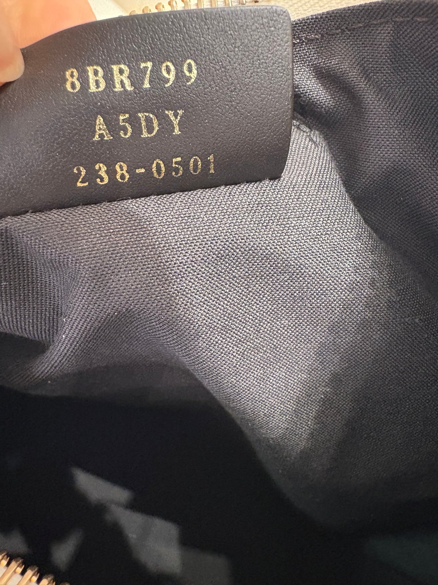 Fendigraphy hobo bag in pelle bianca