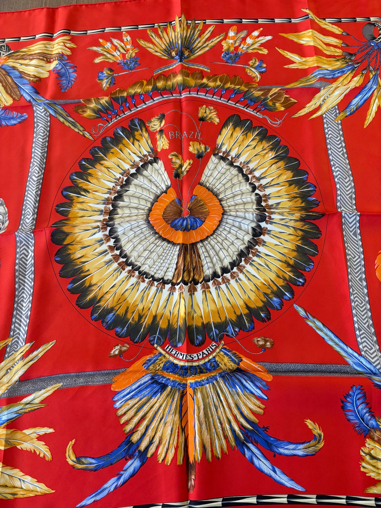 Hermès Paris scarf seta Brazil