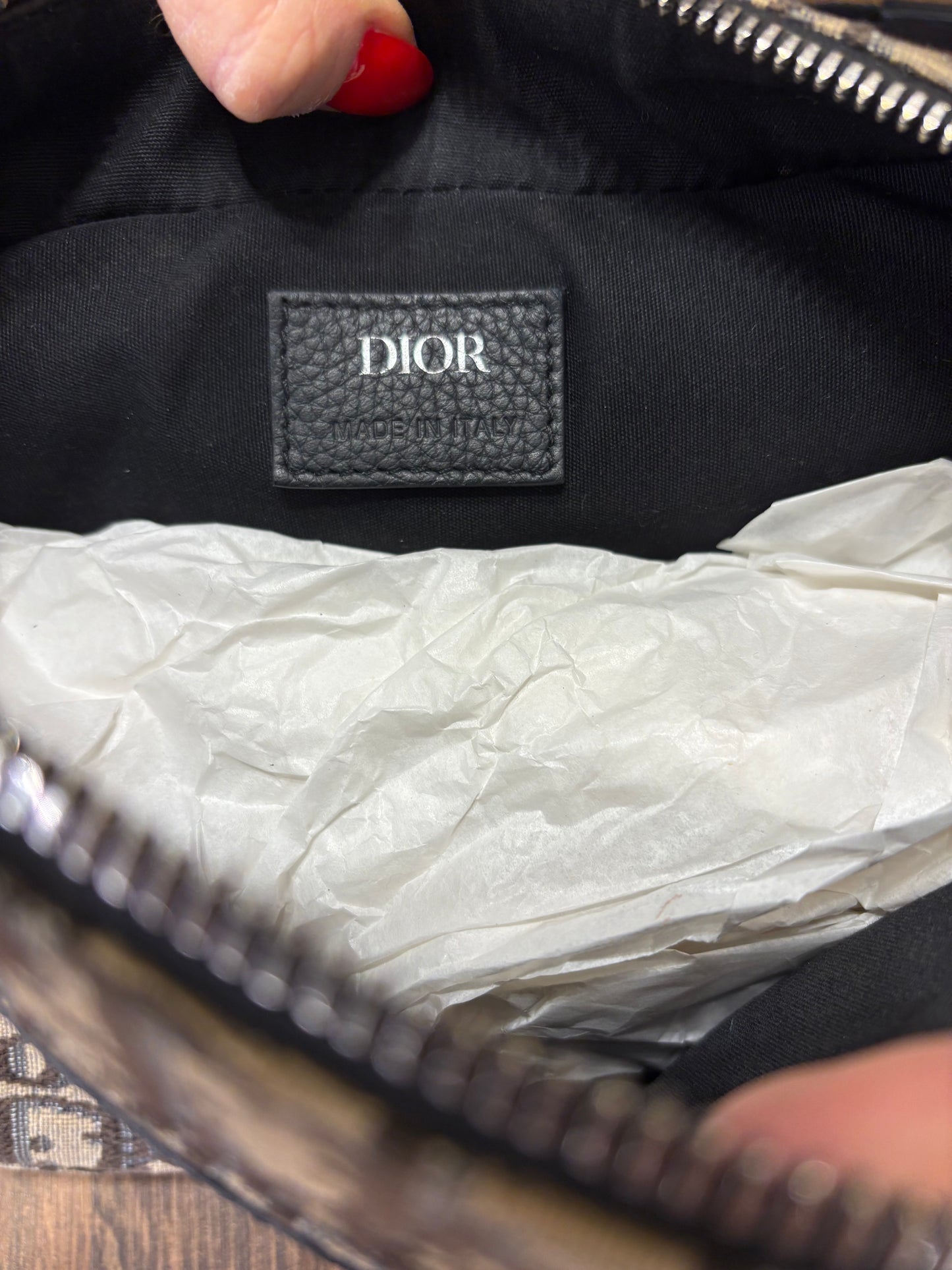 Dior Safari in jacquard Dior Oblique uomo