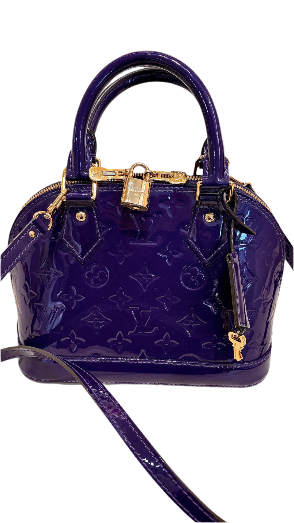 Louis Vuitton Alma BB vernis viola