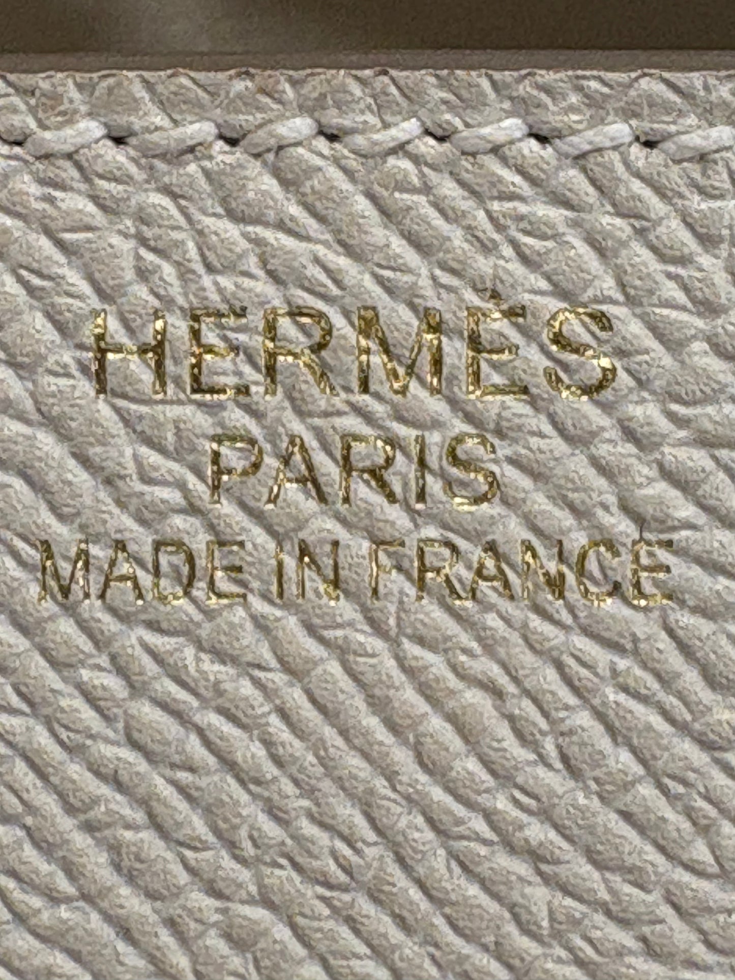 Hermès Birkin 35 colore Craie hardware  gold