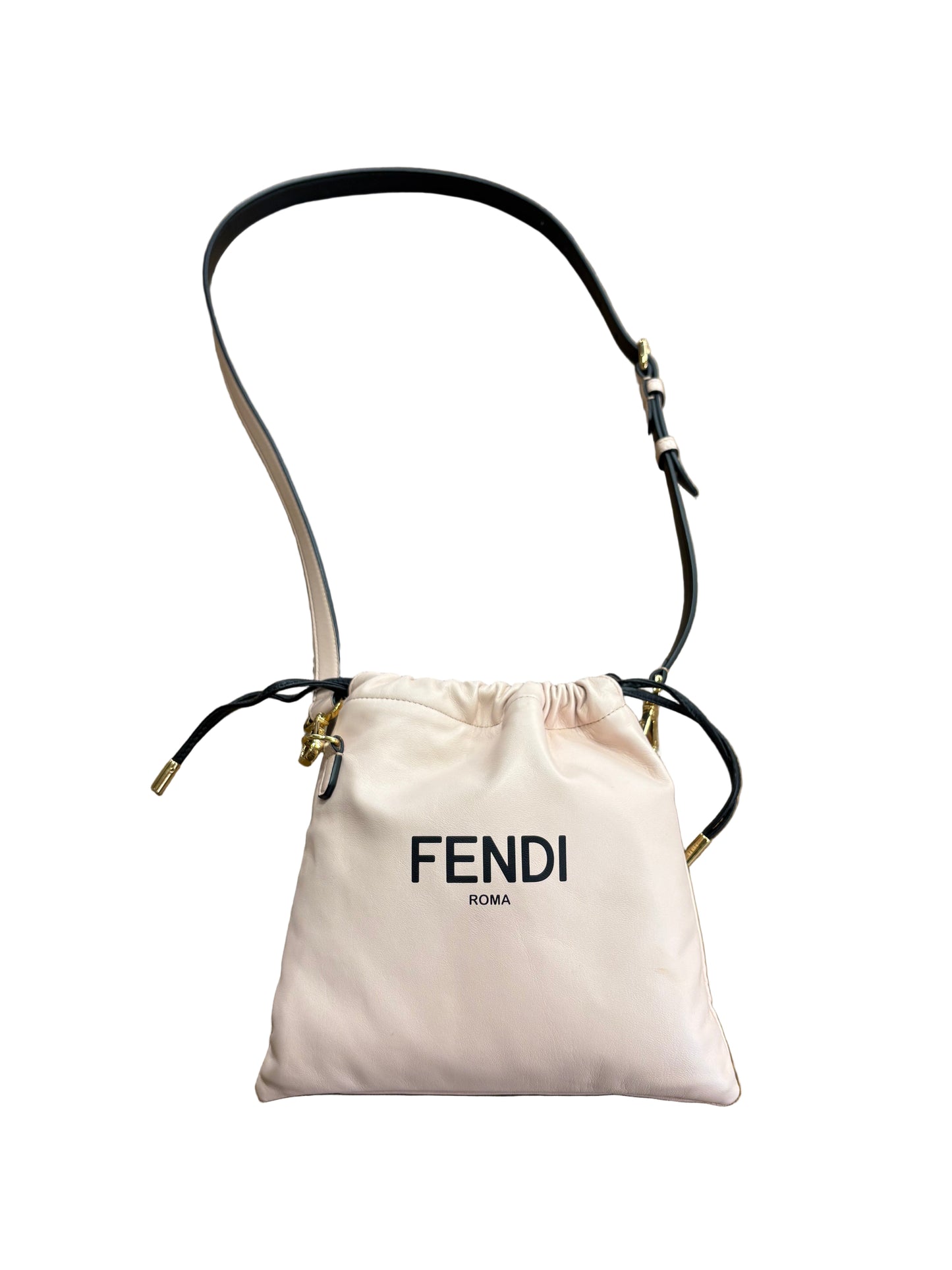 Fendi Slim Clutch Borsa a Spalla in Pelle Rosa