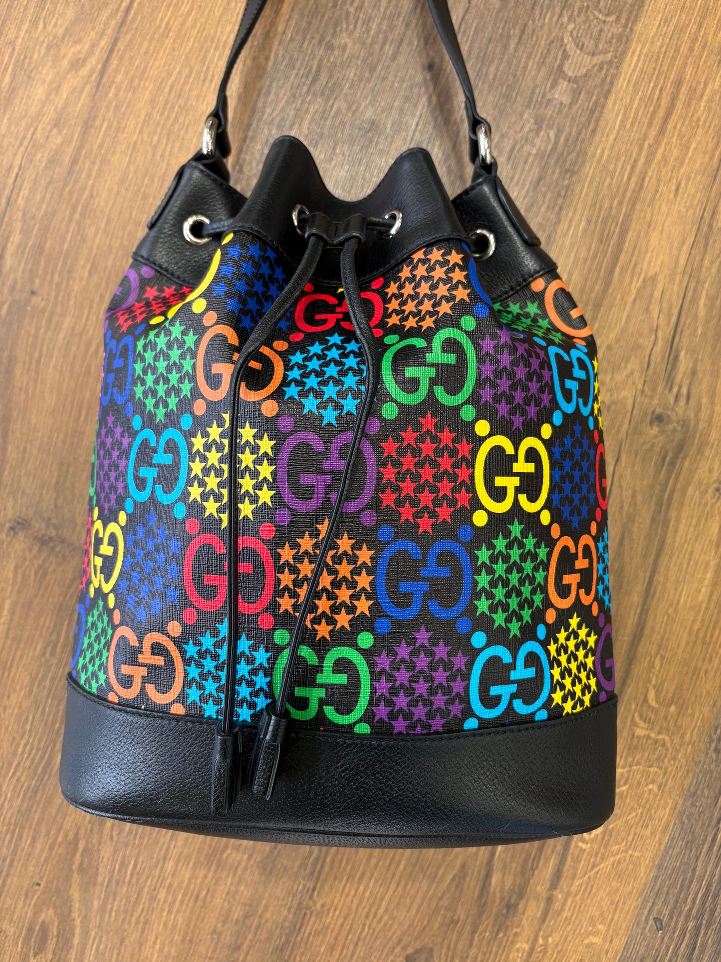 Gucci GG Psychedelic Bucket Bag