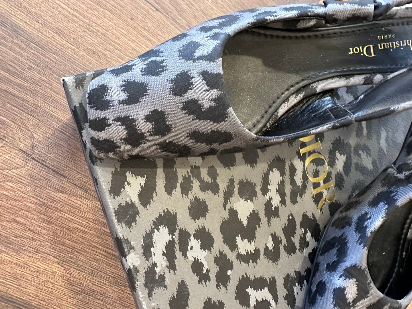 Dior Mizza slingback leo grigio