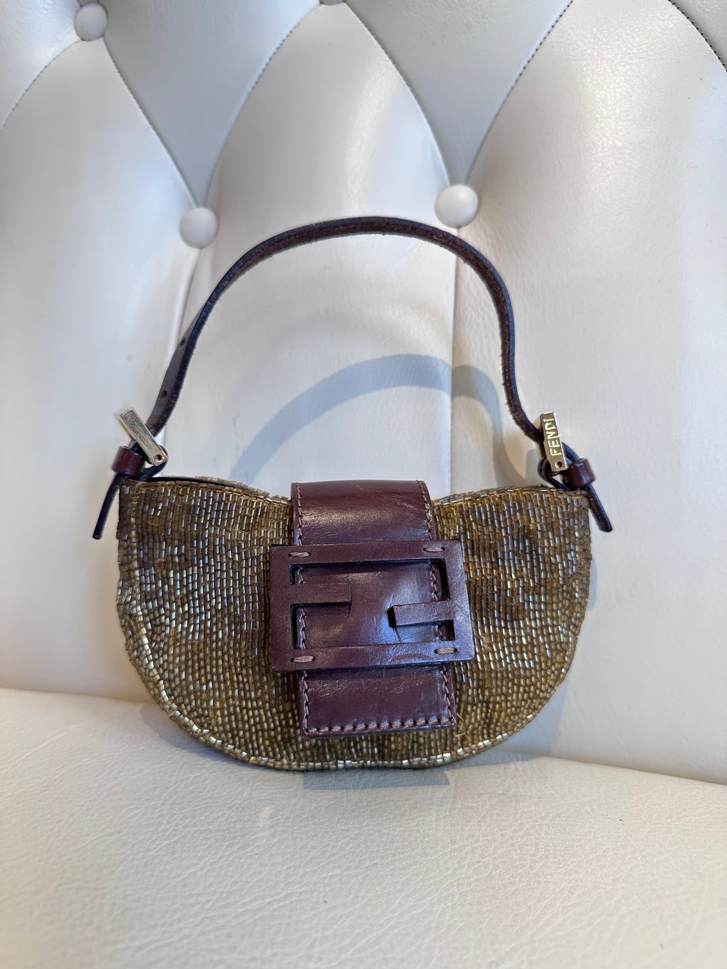 Fendi Croissant micro bag