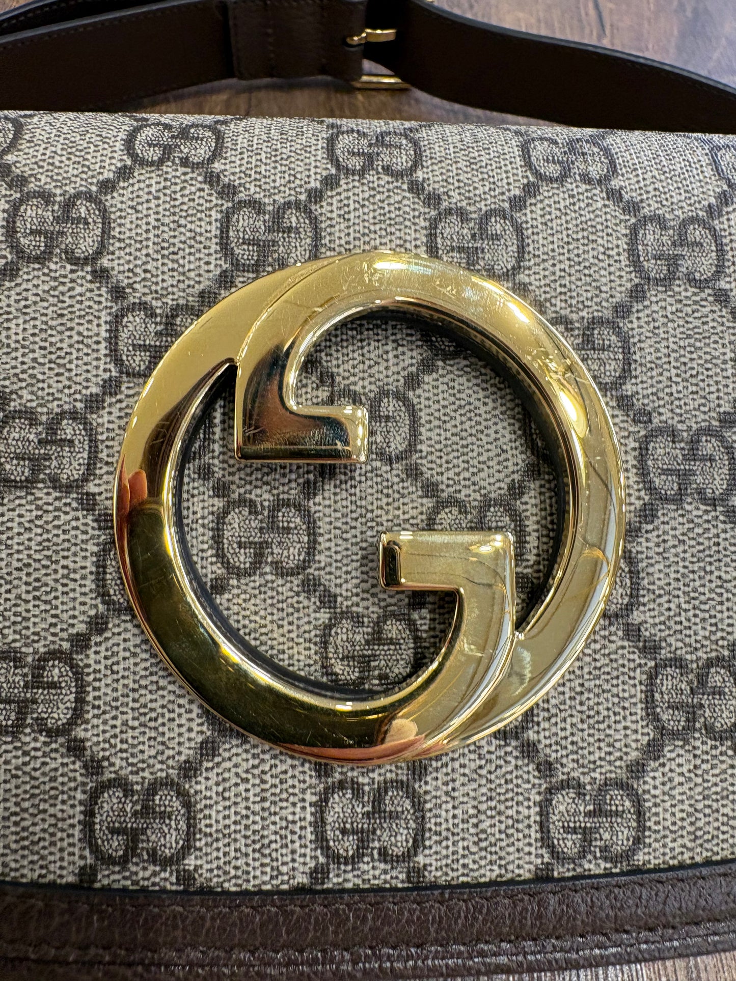 Gucci Blondie marsupio in tela GG Supreme e pelle
