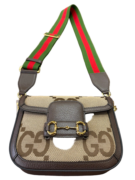 Gucci Horsebit 1955 Jumbo GG mini nuova