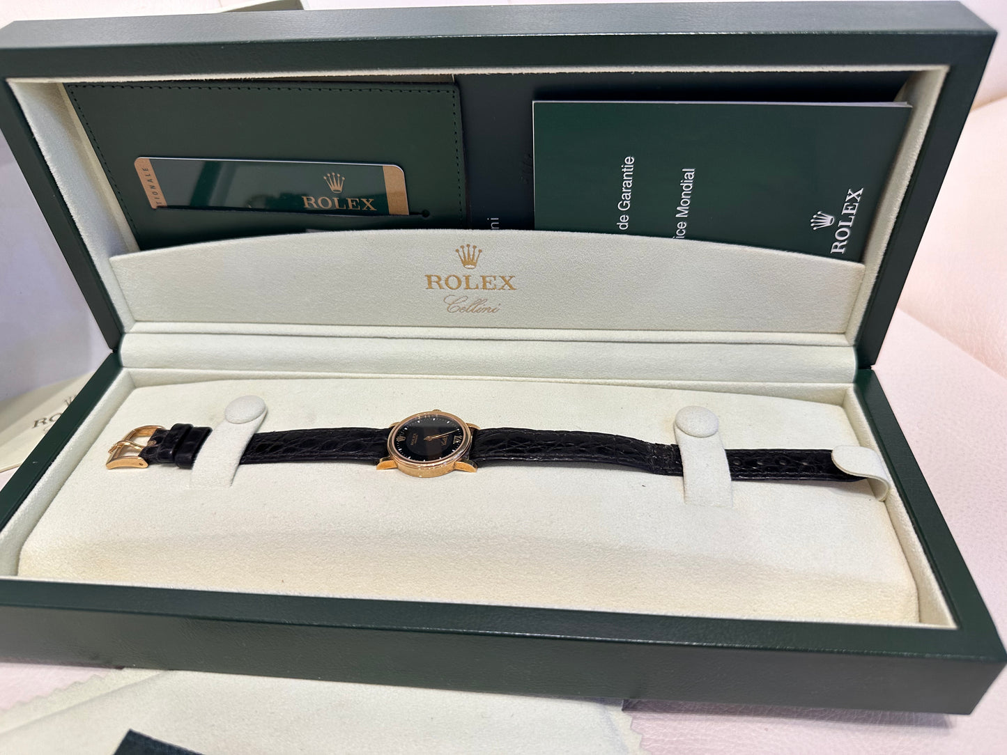 Rolex Cellini donna in oro 18kt full set