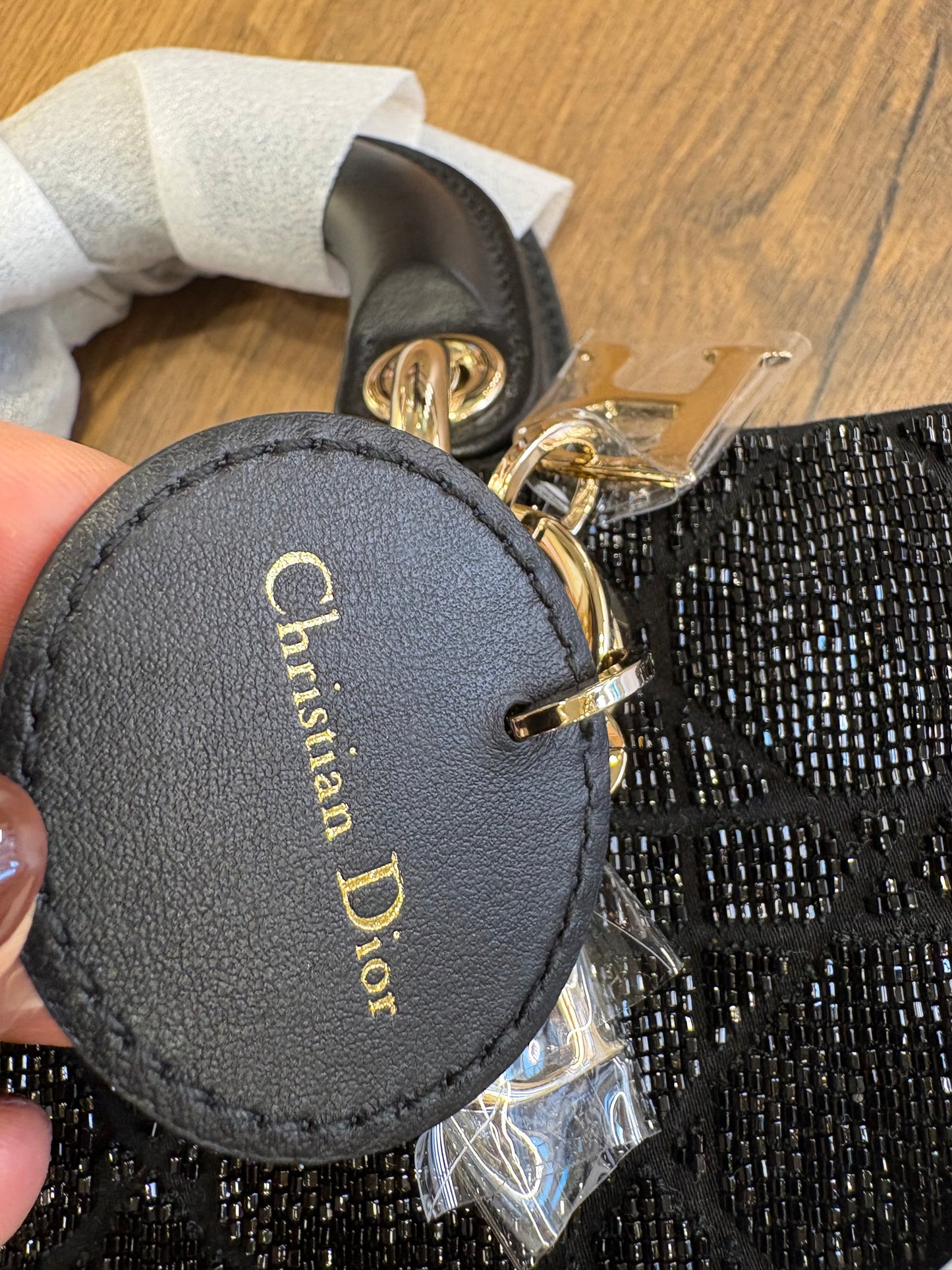 Dior piccola Lady D-Joy cannage ricami. Nuovo