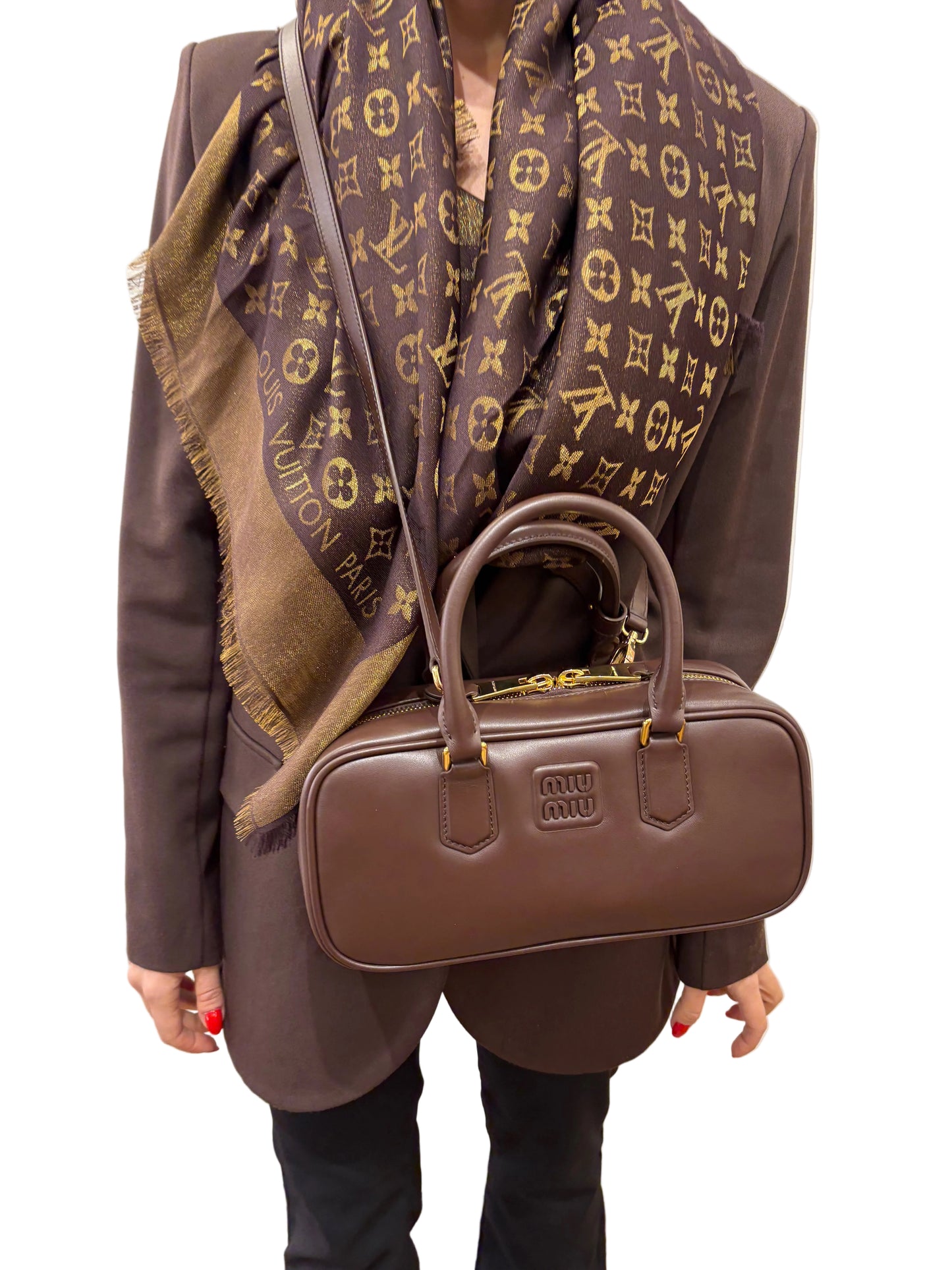 Miu Miu Arcadie Large colore radica . Nuova