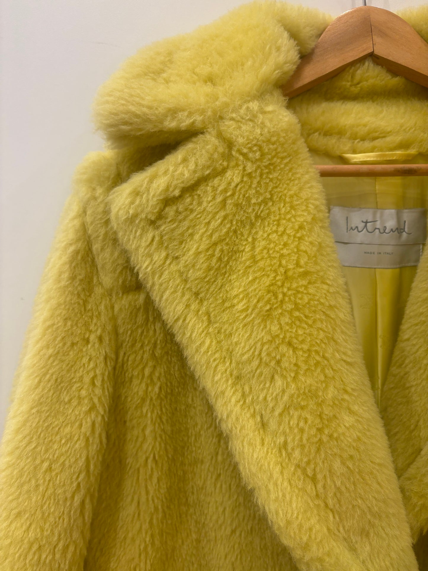Intrend ( Max Mara ) teddy bear giallo oversize 38