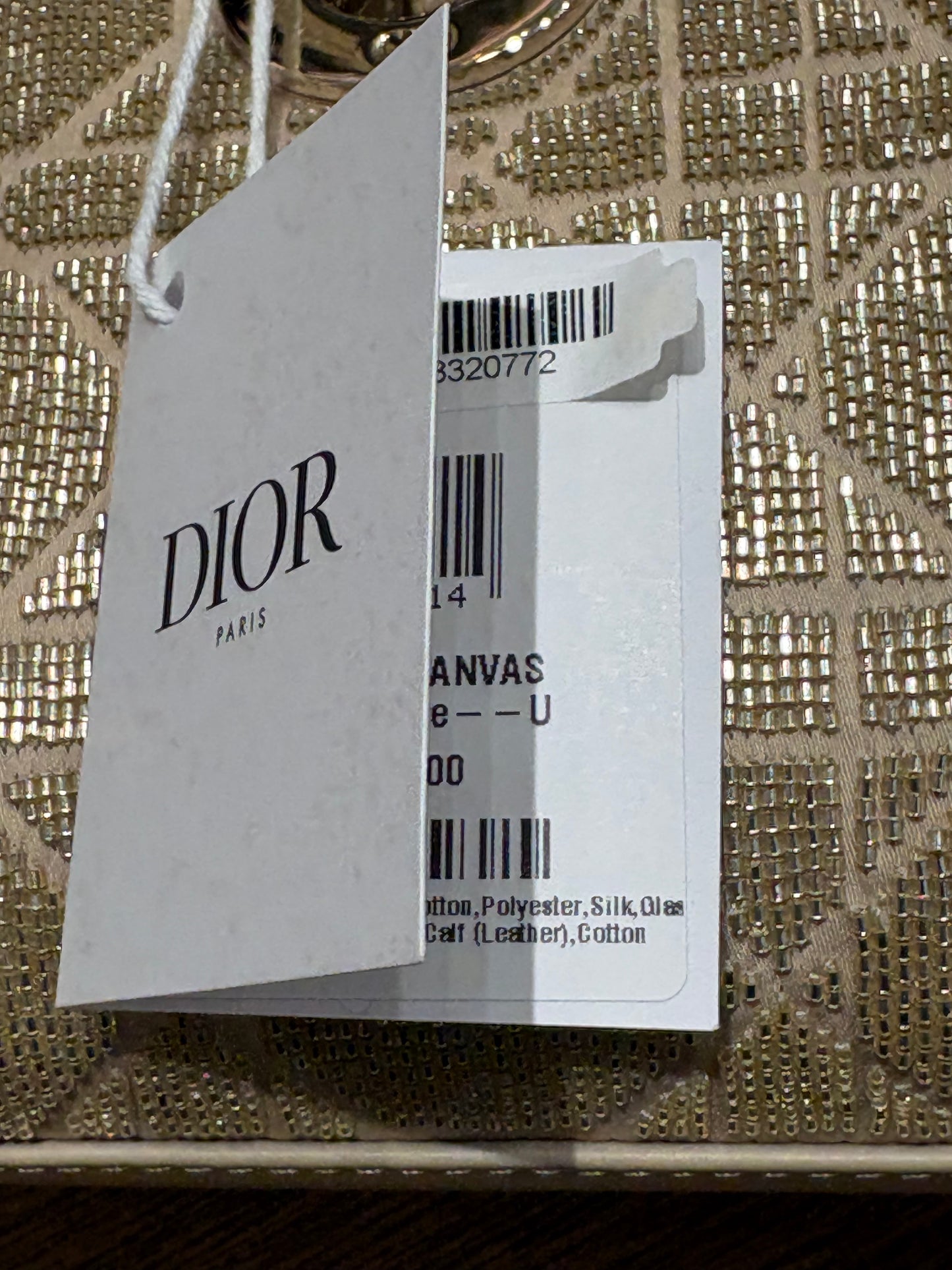 Dior piccola Lady D-Joy cannage ricami. Nuovo