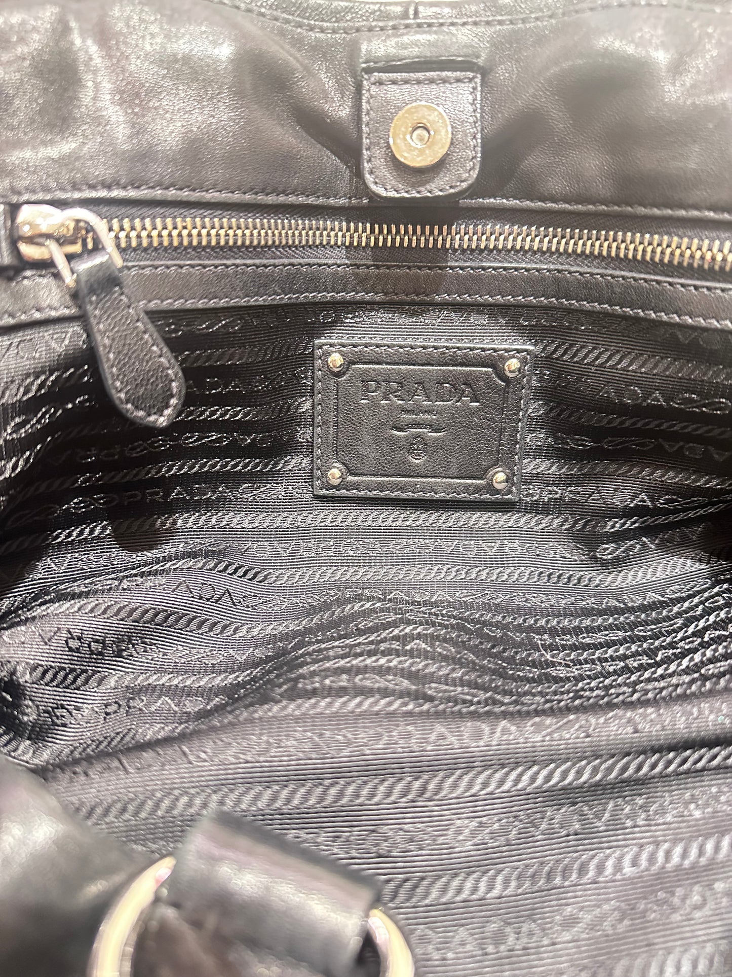 Prada borsa nappa in pelle