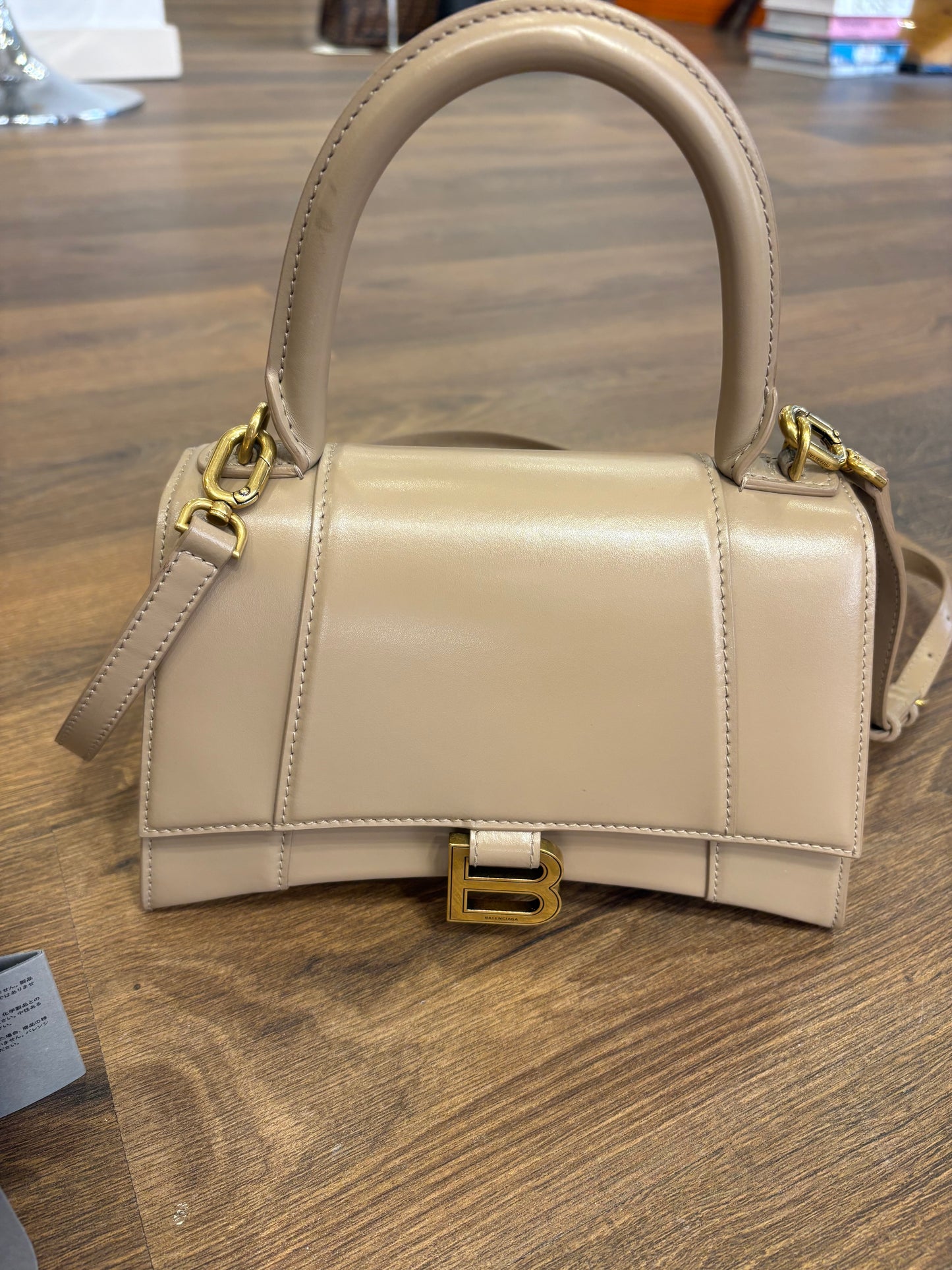 Balenciaga Hourglass Small: The Beige Heritage