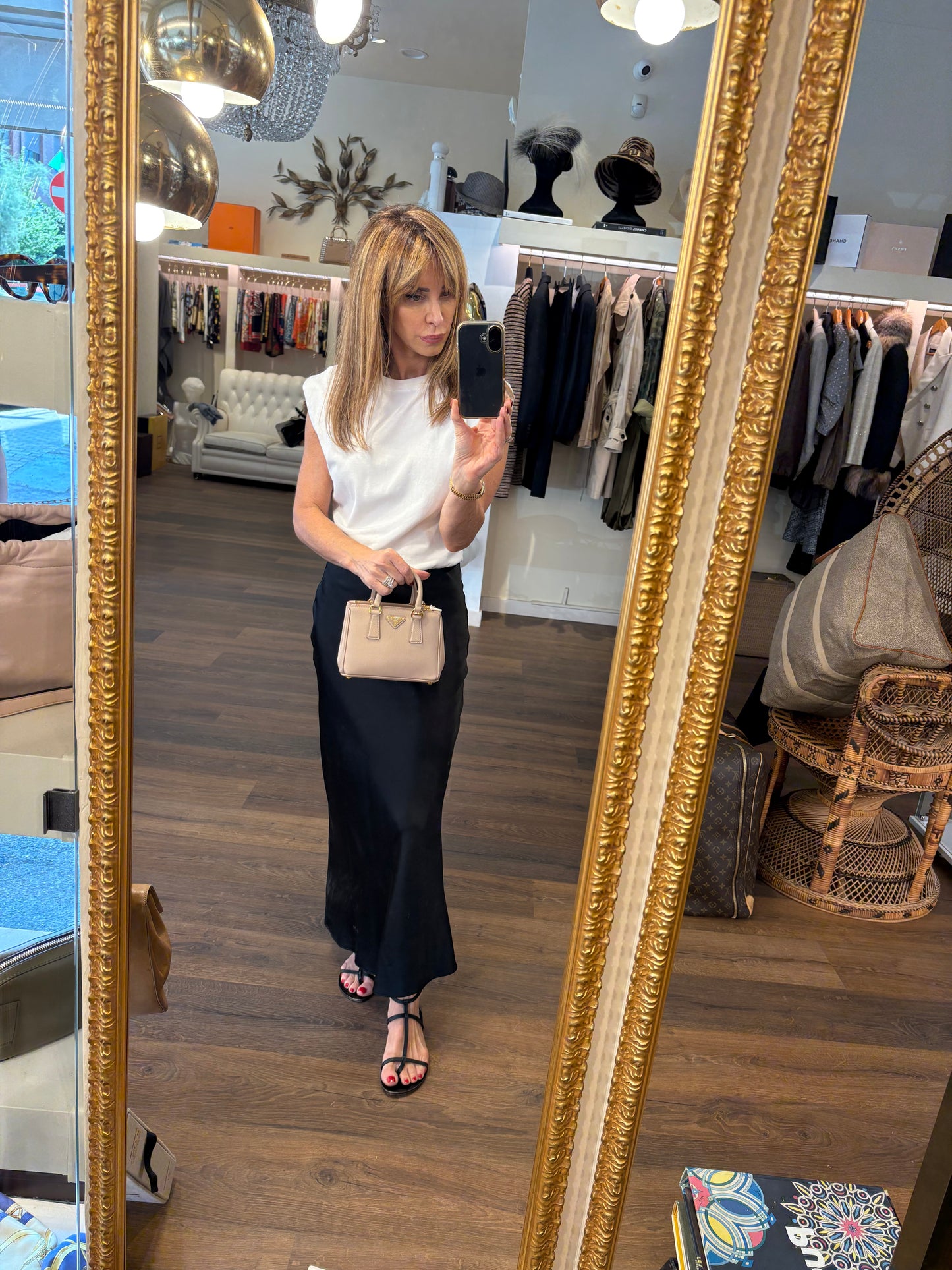 Prada mini galleria pelle  saffiano cipria nuova