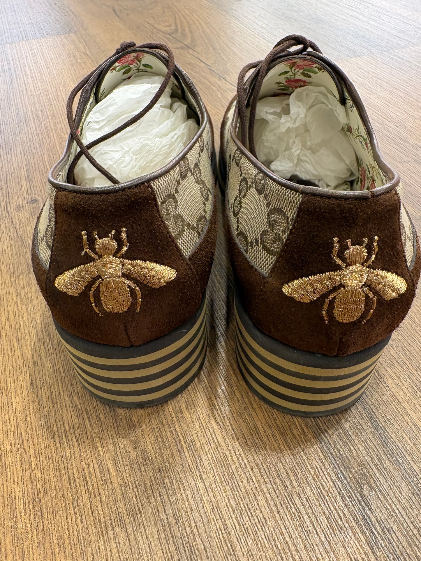 Gucci Thompson Derby GG canvas 36,5