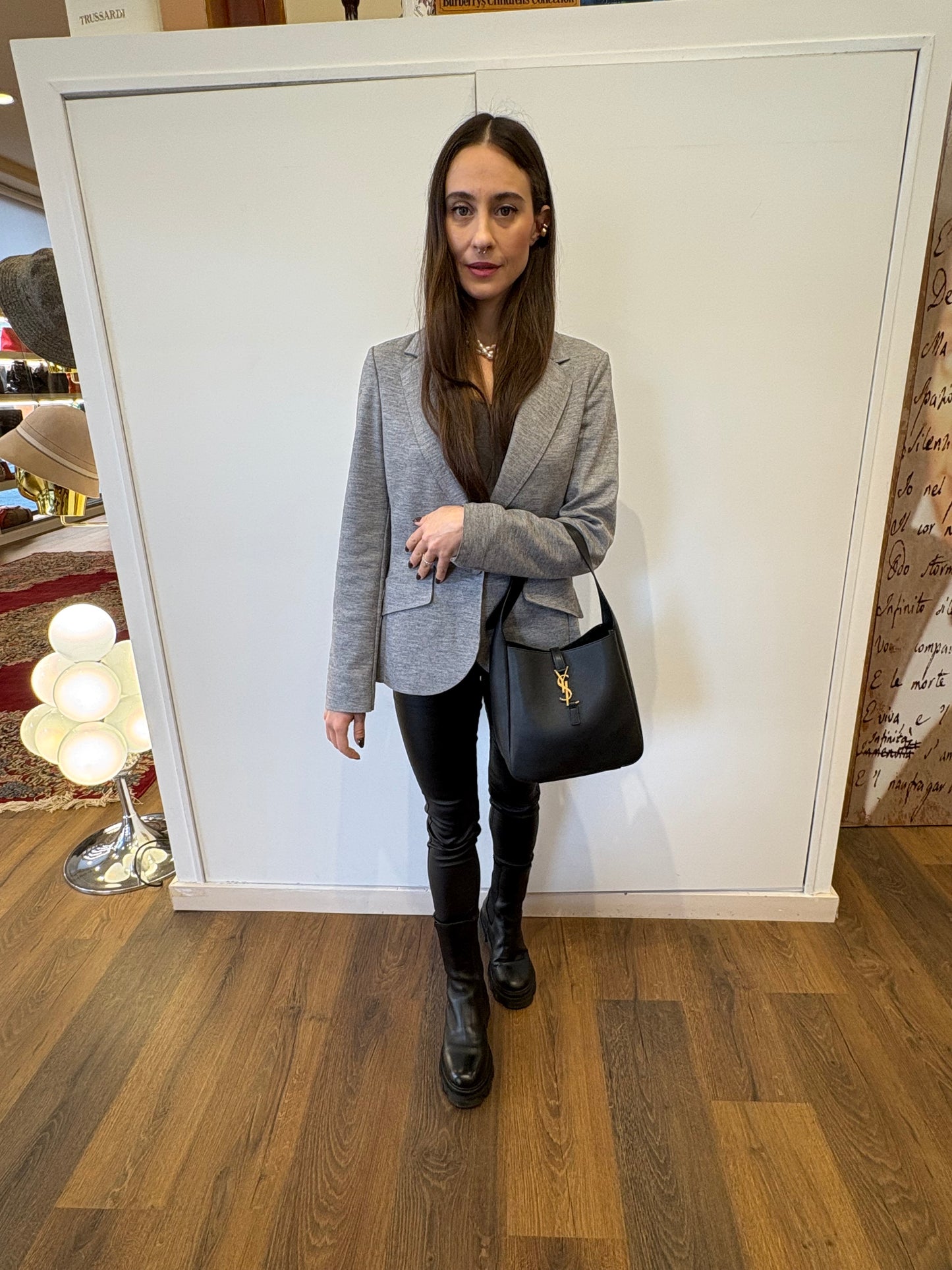 Ysl Le 5à7 pelle nera nuova