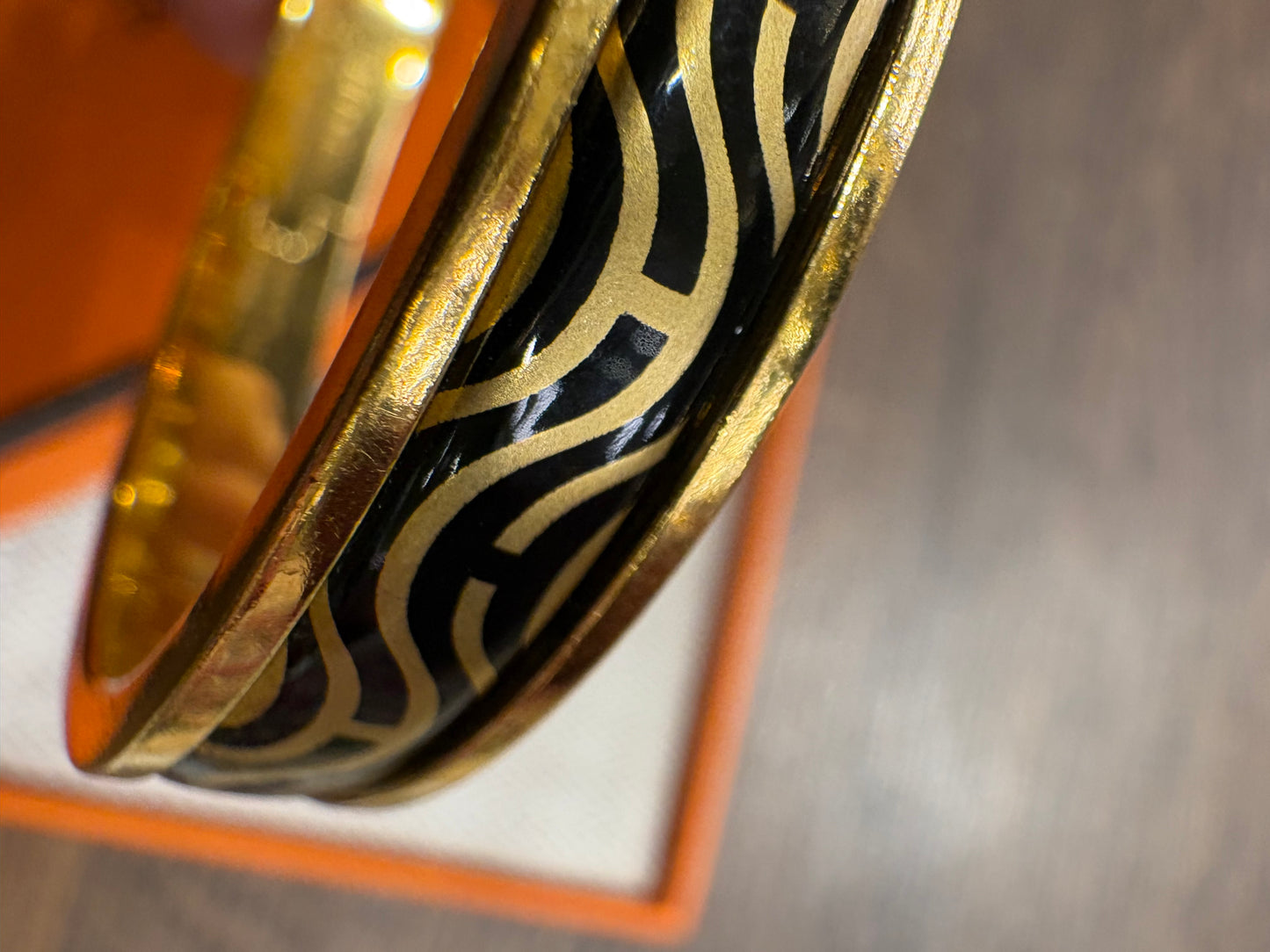 Hermès Mini Clic Chaîne d'Ancre con stampa Mors à Jouets