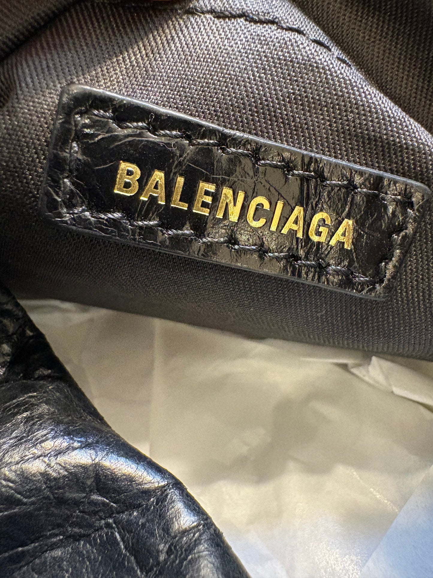 Balenciaga Monaco medium catena oro anticato