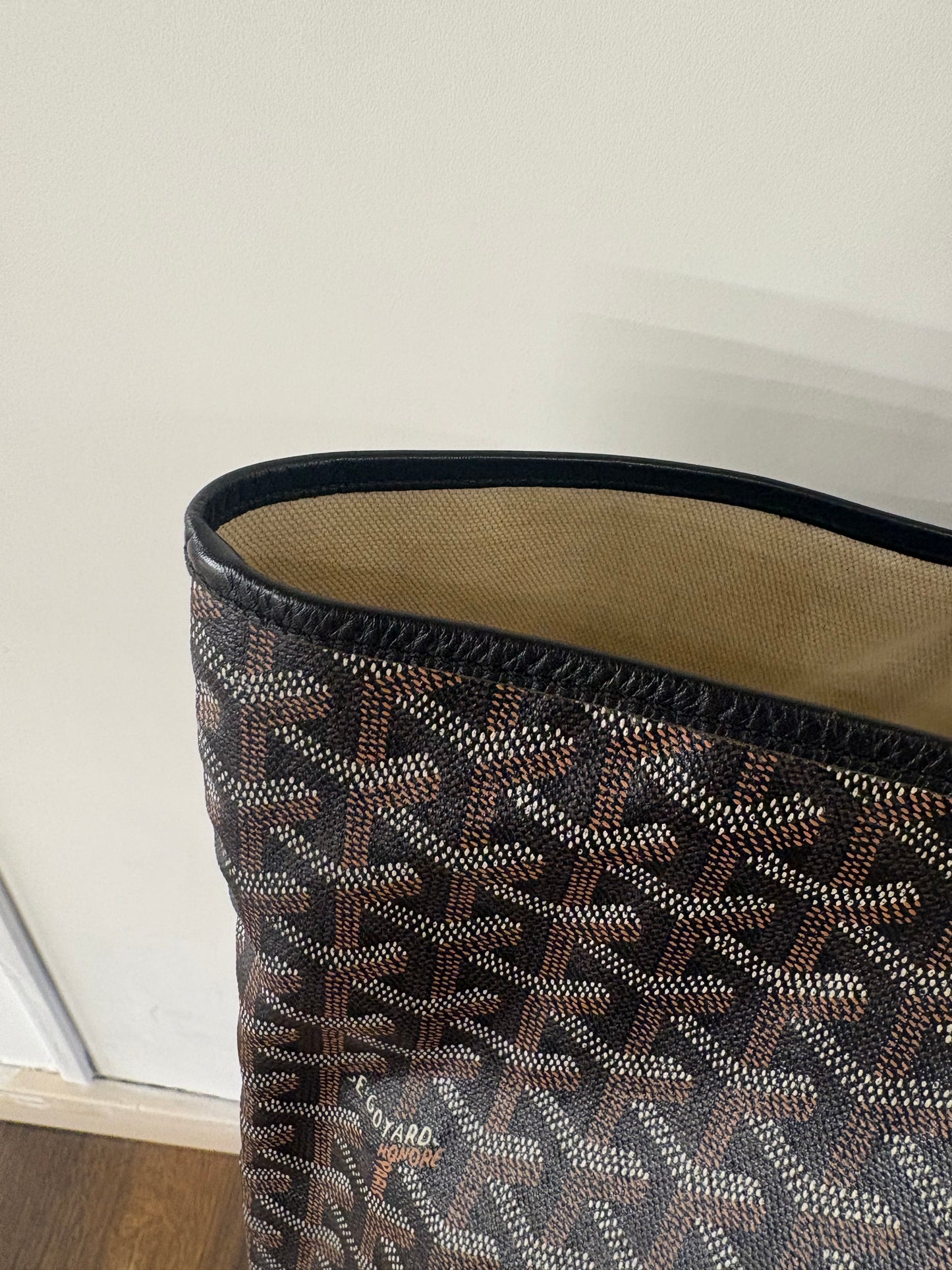 Goyard Saint Louis GM nero/marrone
