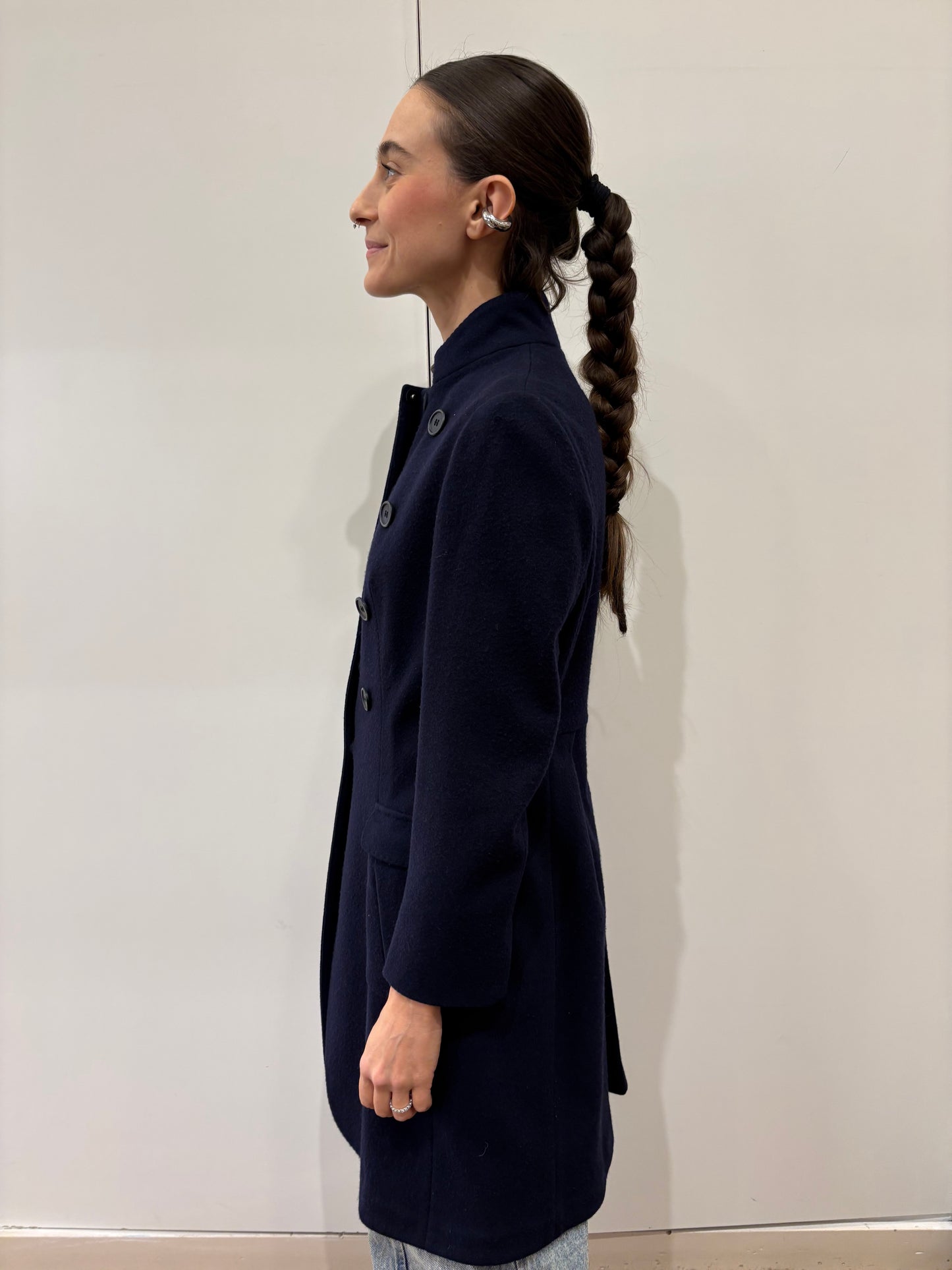 Brunello Cucinelli cappotto puro cashmere doppio petto 40