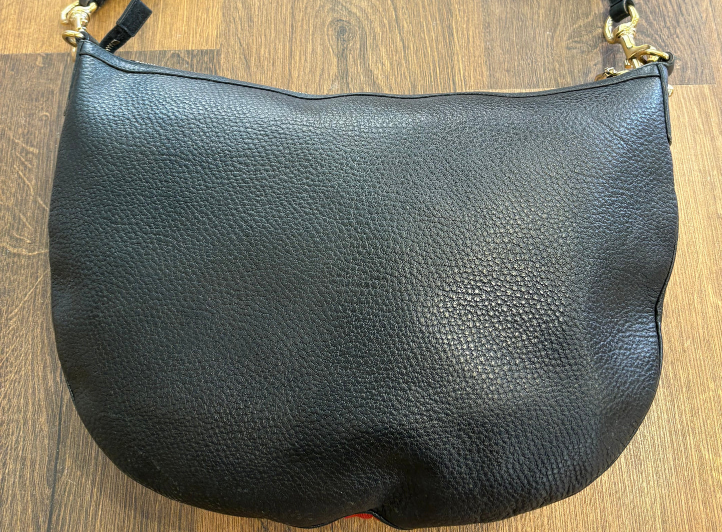 Gucci Borsa Hobo Gucci Vintage Blondie in Pelle Nera con Banda Web