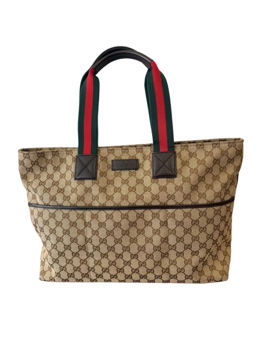 Gucci borsa shopping Borsa Tote Squadrata Gucci GG Canvas