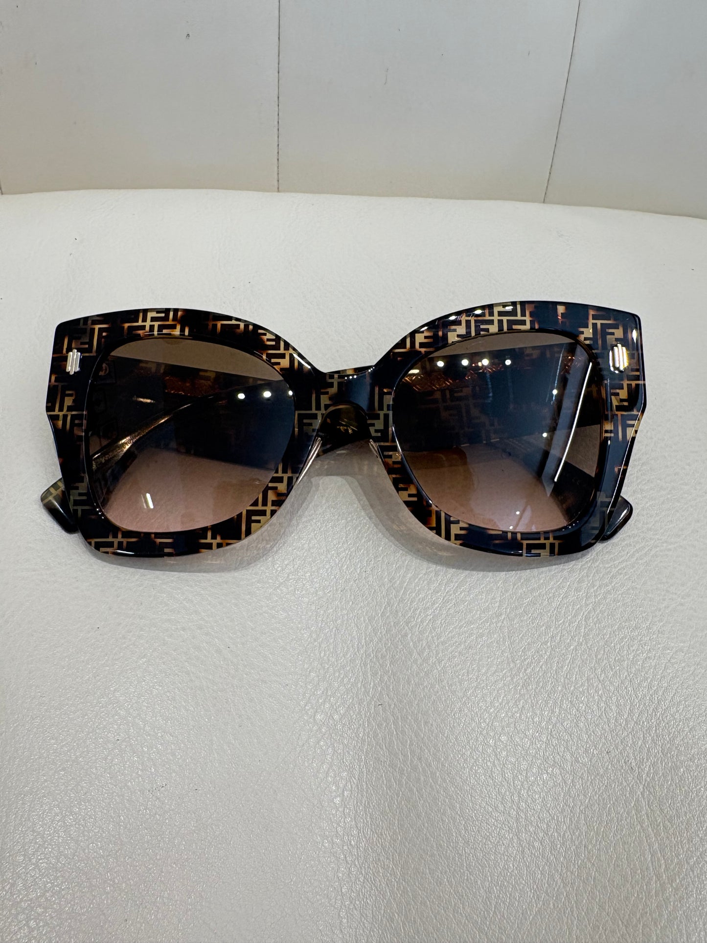 Fendi Occhiali da sole in acetato marrone