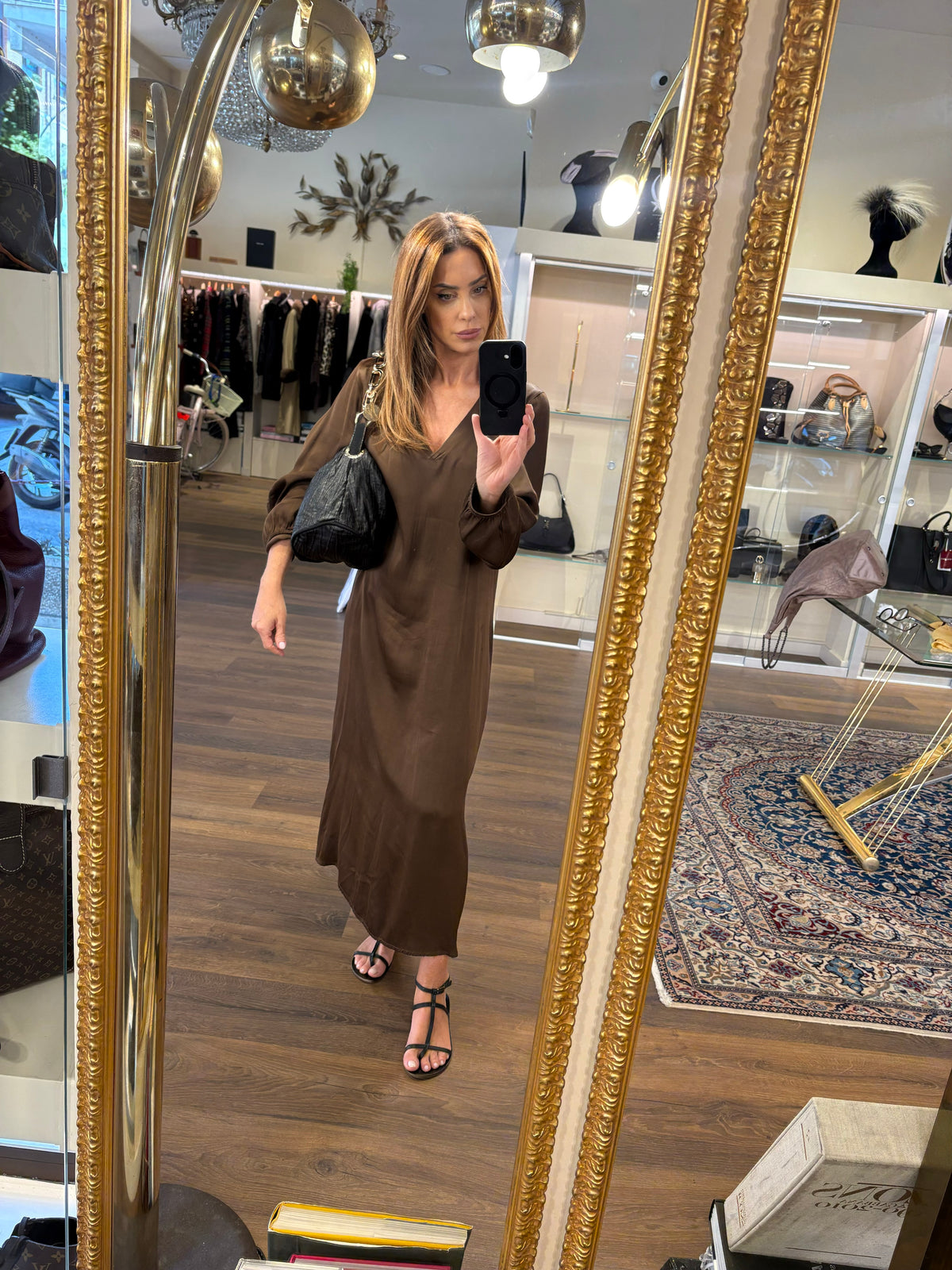 Stella McCartney Falabella Borsa Hobo Vintage in Ecopelle  Arricciata