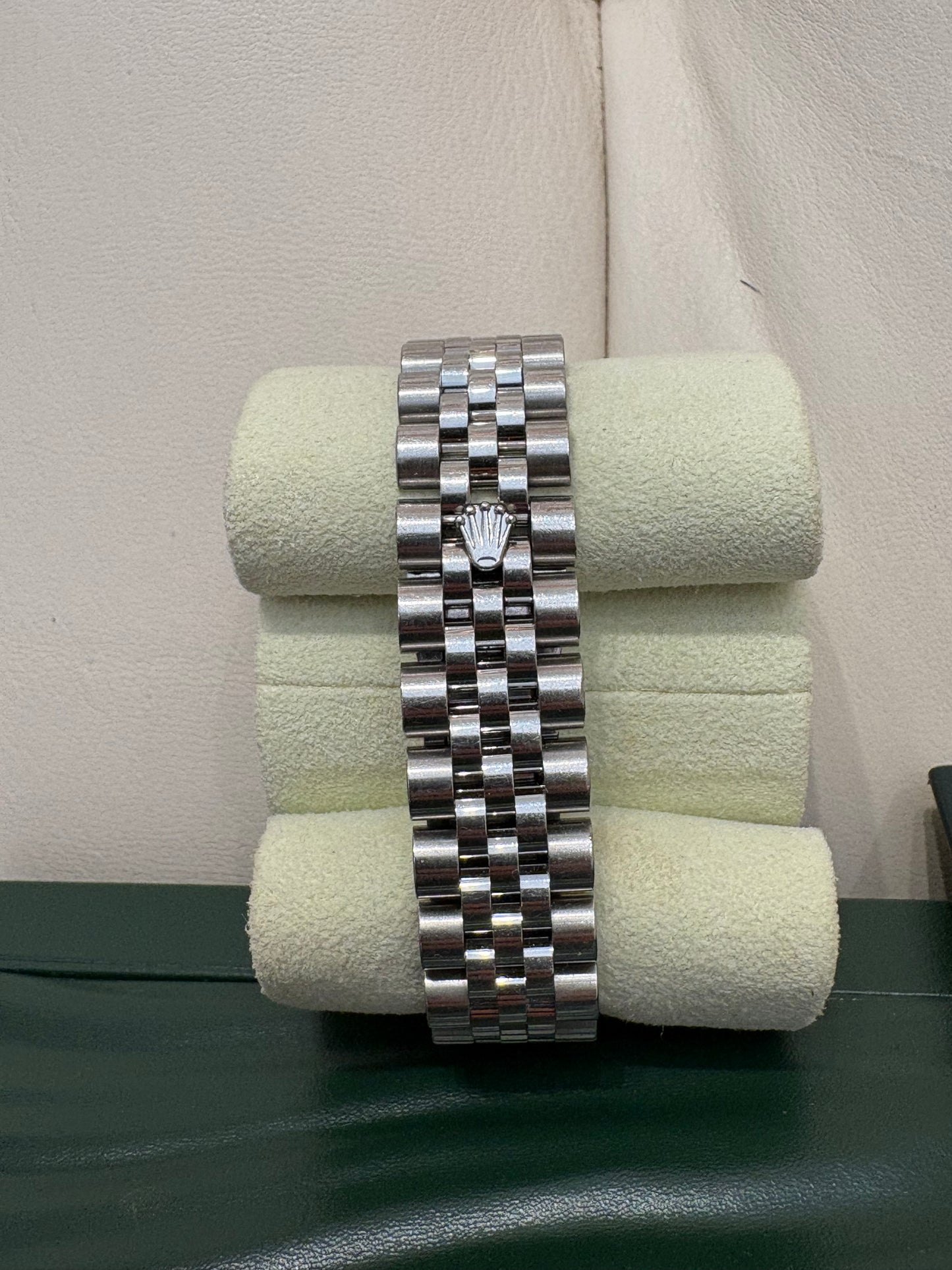 Rolex Oyster Perpetual acciaio /oro e diamanti mis 31