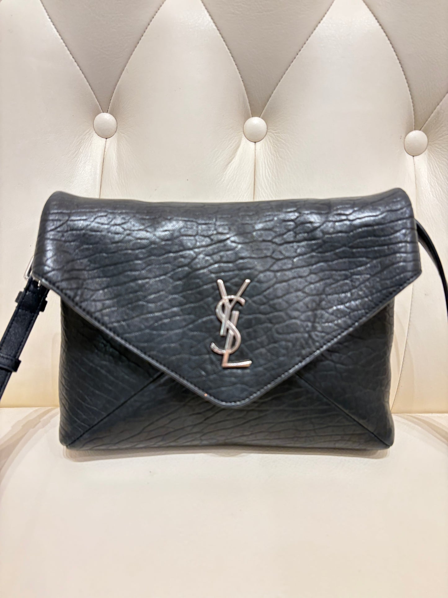 Ysl Messenger Envelople Cassandra in pelle di agnello