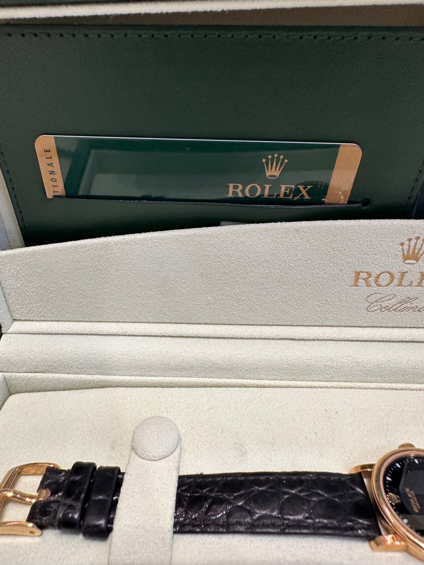 Rolex Cellini donna in oro 18kt full set