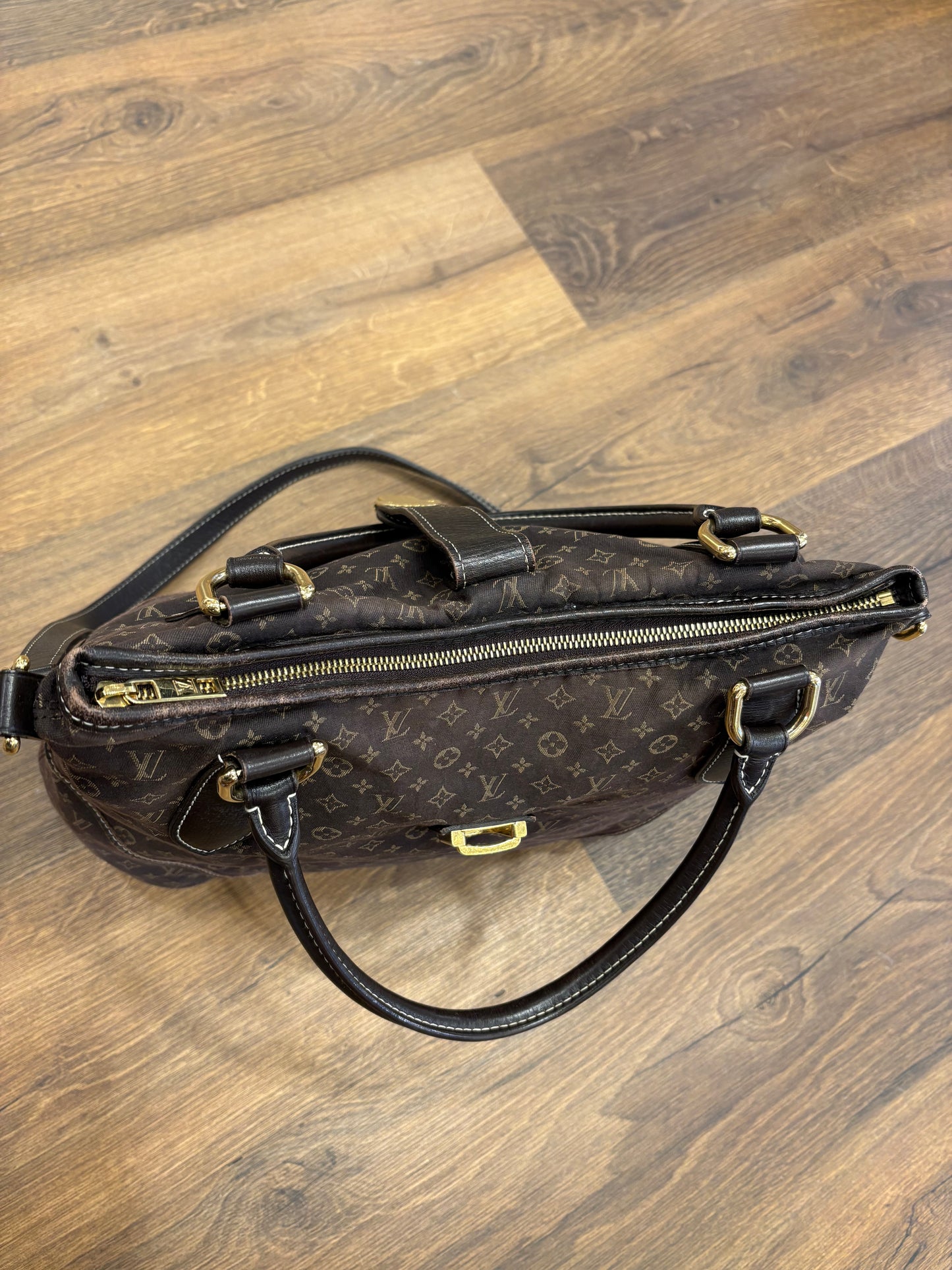 Louis Vuitton Monogram Idylle Elegie in tela marrone con finiture in pelle