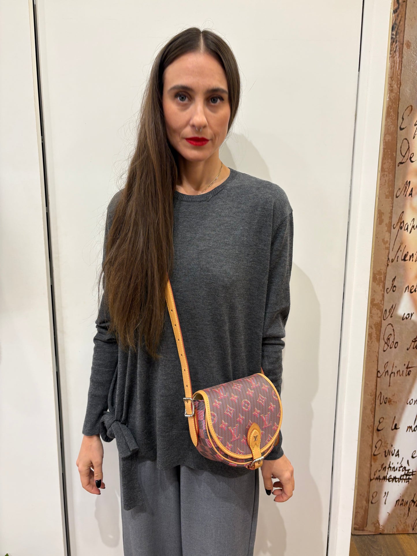 Louis Vuitton Brown Monogram LV Pop Tambourin