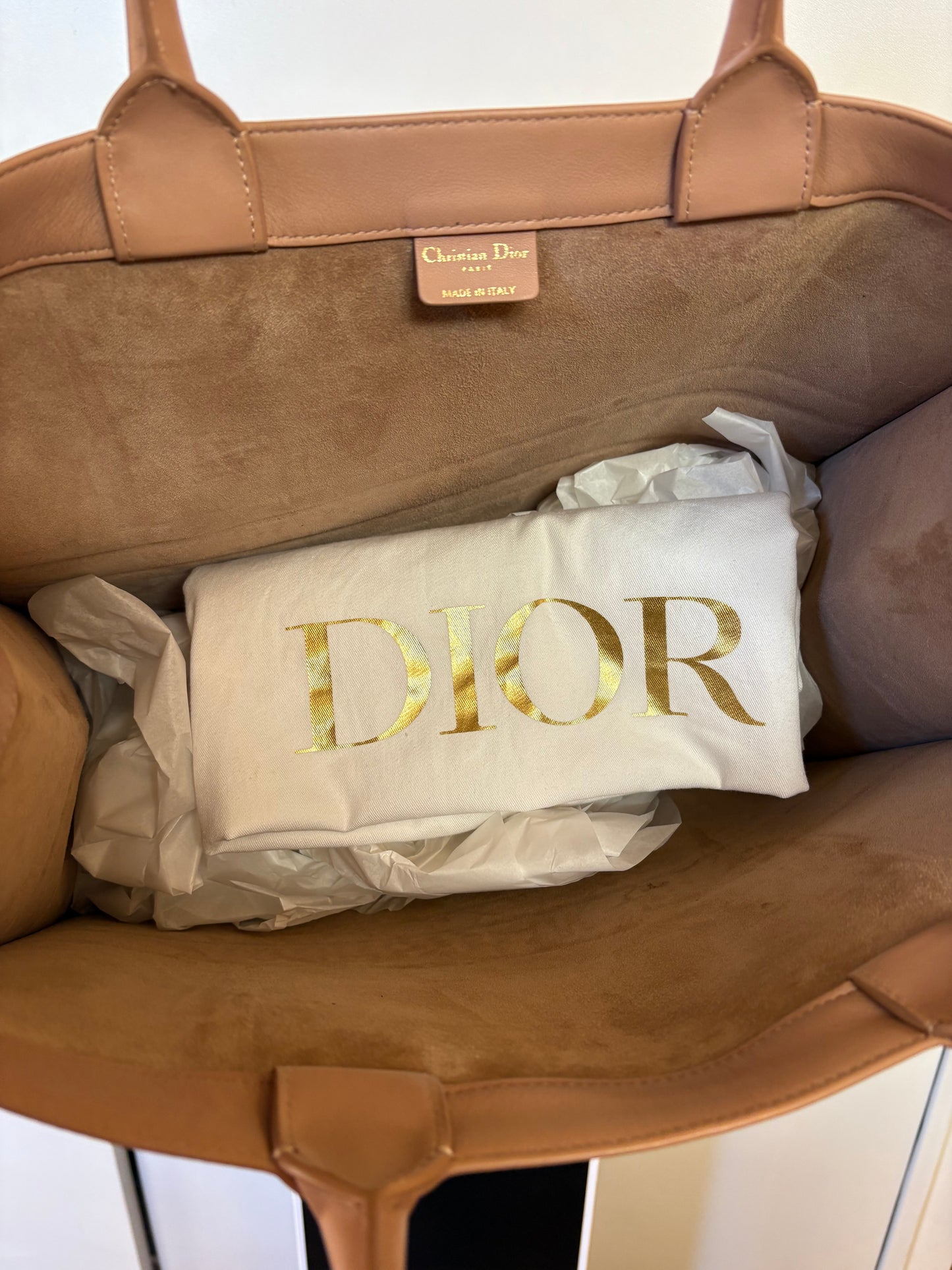 Dior Tote Bag in pelle rosa