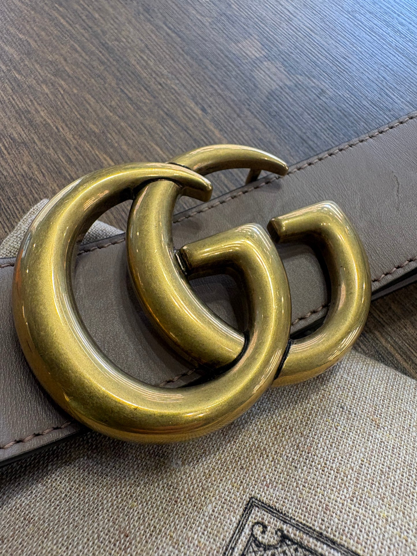 Gucci cintura in pelle mis . 65