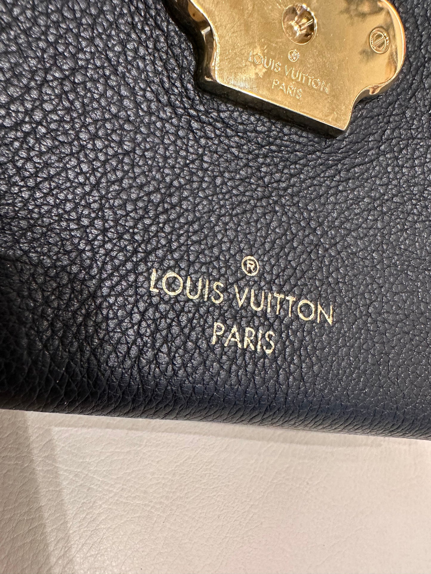 Louis Vuitton Vavin tela ebene damier e pelle