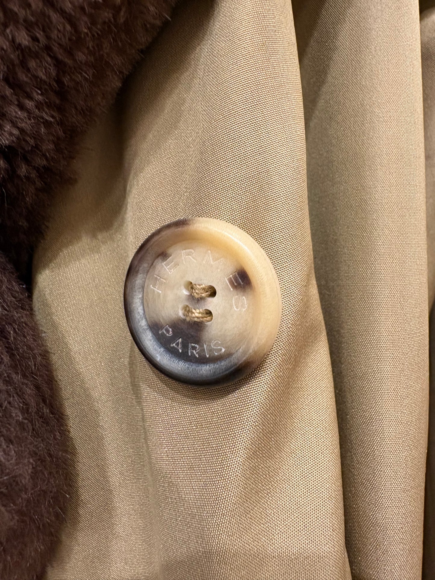 Hermès Fur Trench Coat