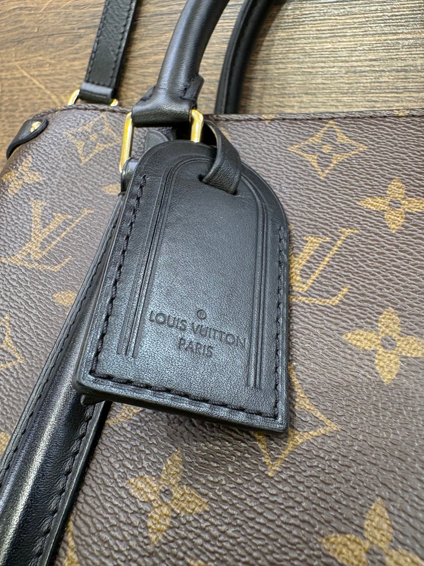 Borsa a Mano Louis Vuitton Soufflot BB Monogram Noir