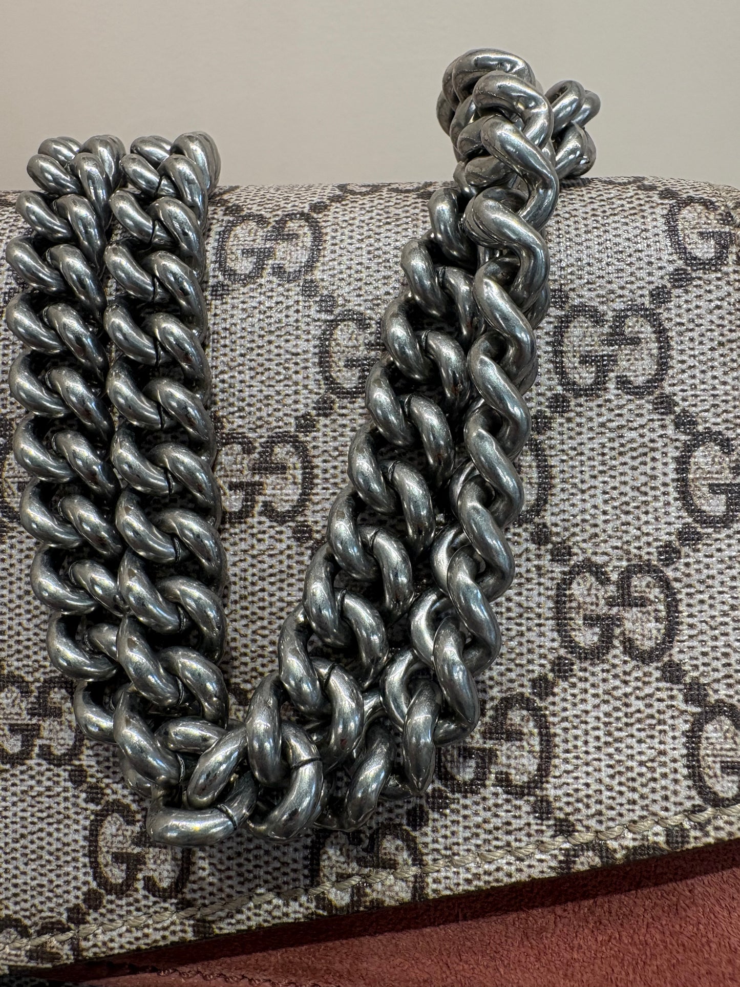 Gucci  Borsa a spalla Dionysus GG Supreme Blooms misura media