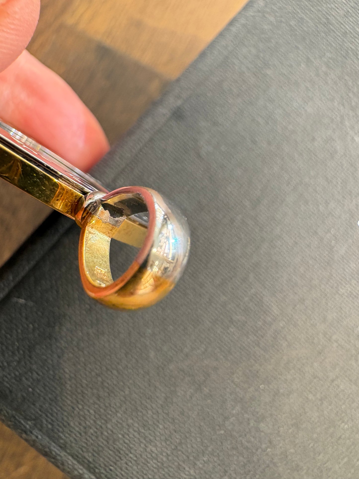 Bvlgari collana Reversibile oro giallo / acciaio