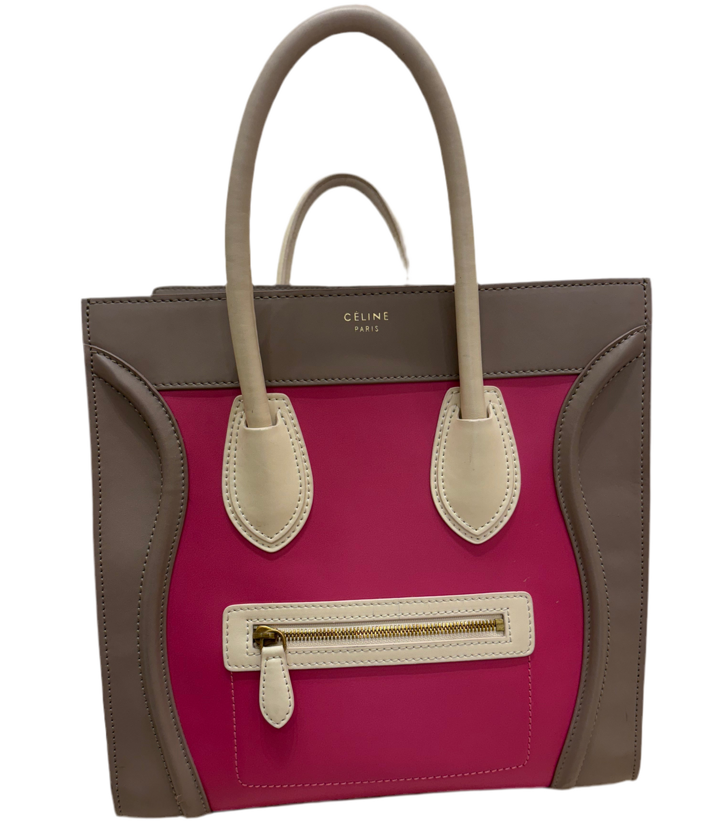 Céline Phantom tricolor in pelle