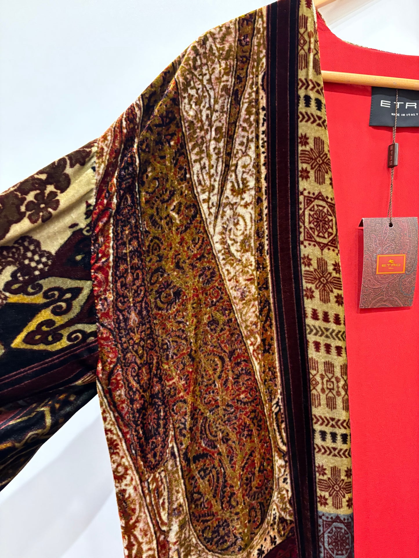 Etro soprabito velluto tgM nuovo