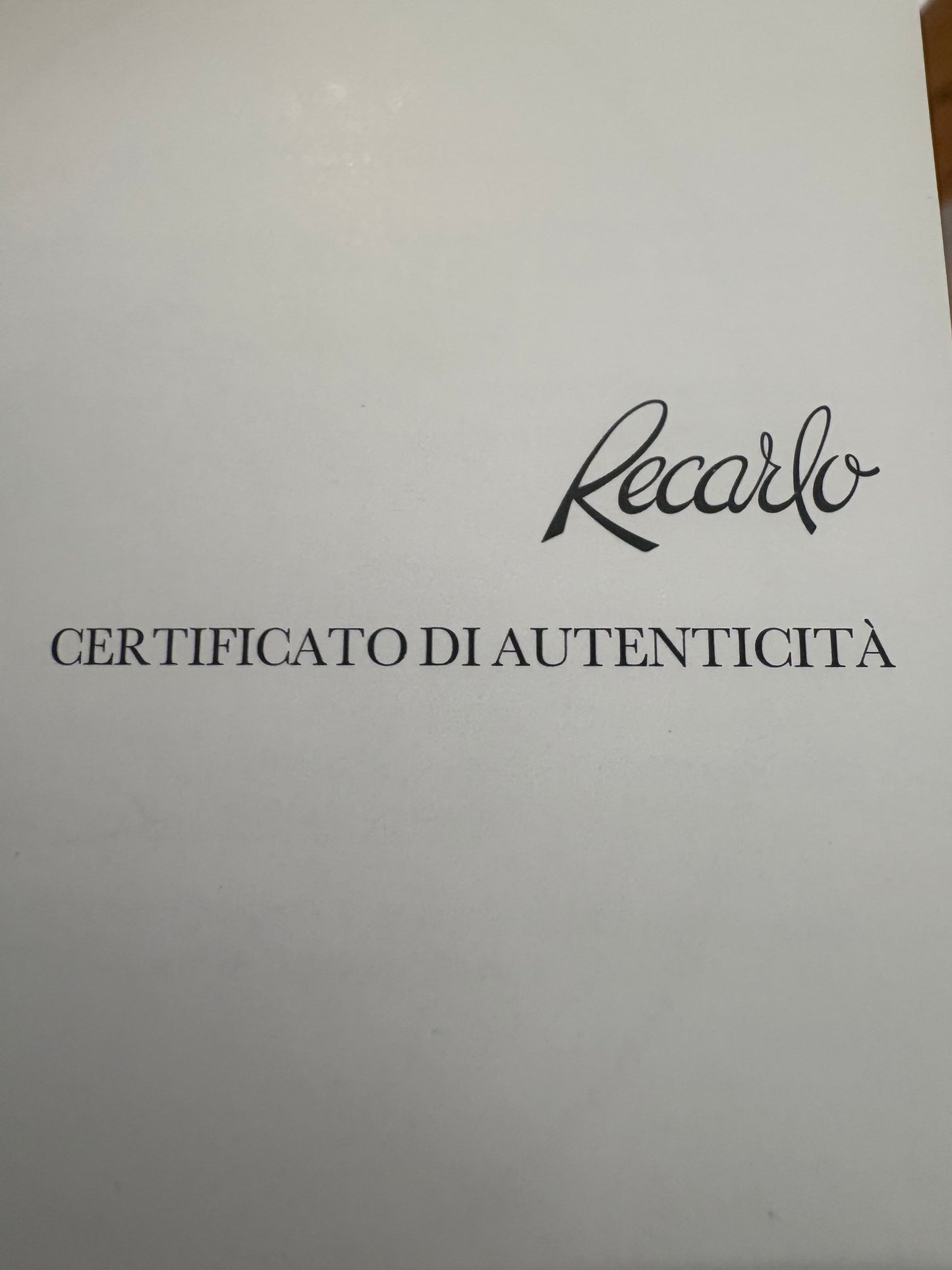 Recarlo anello Trilogy oro bianco e diamanti ct1